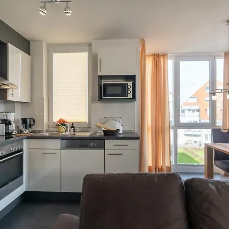 Апартаменты Strandpark-grossenbrode-haus-ostseebrise-wohnung-9-perlentaucher Гросенброде